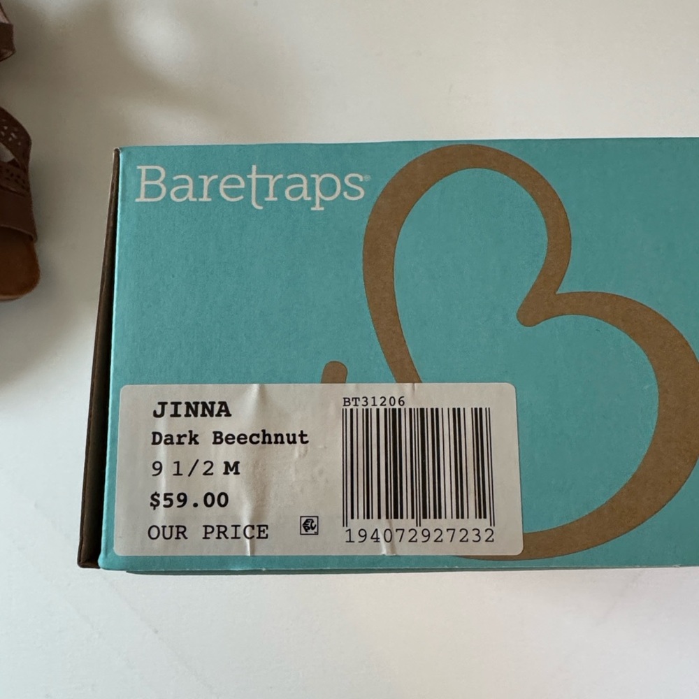 Baretraps Comfort Sandals Womens 9.5 Brown Jinna - Picture 6 of 6